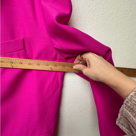 Valentino Pink Jumpsuit & Blazer Set Women IT 46/42 Strapless Wide Leg - Picture 12 of 16